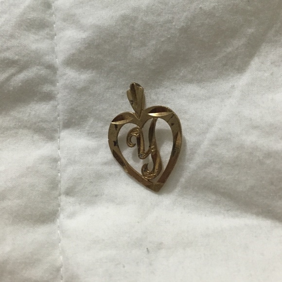 Heart charm with letter Y for a necklace ❤️