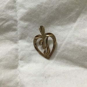 Heart charm with letter Y for a necklace ❤️