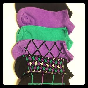 Colorful socks! 6 pairs brand new size 9-11