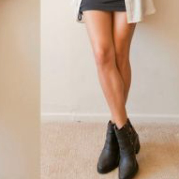 Forever 21 black ankle boots