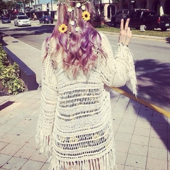 Millau fringe cardigan so adorable from LF