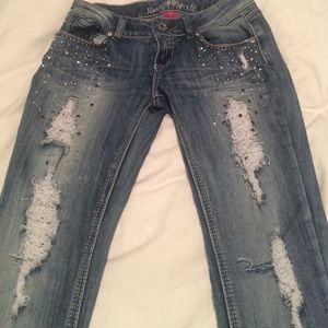 Almost famous bling skinny jeans