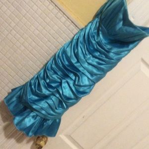 2 Strapless short gown