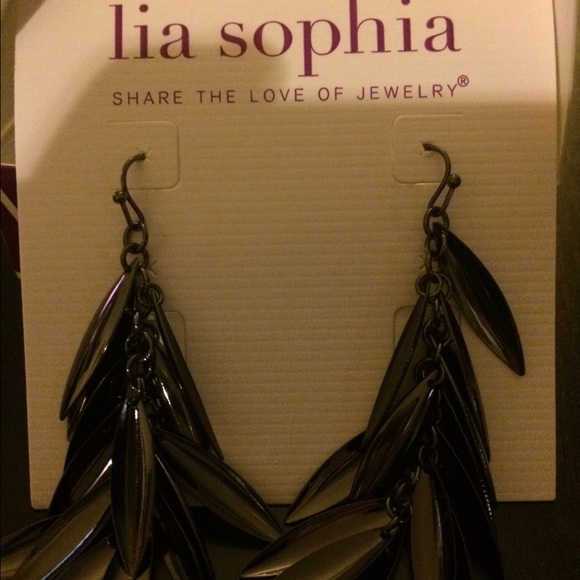 Plumage earrings by Lia Sophia