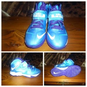 Metallic Blue&Purple Lebron Soldier VII(7)