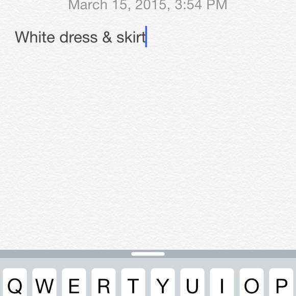 Dress and skirt