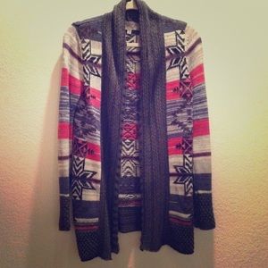 Tribal cardigan urban outfitters ecote