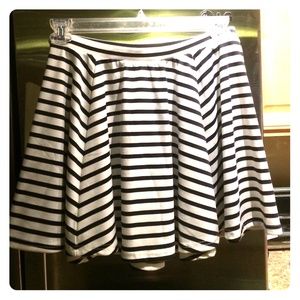 Cotton on striped circle skirt