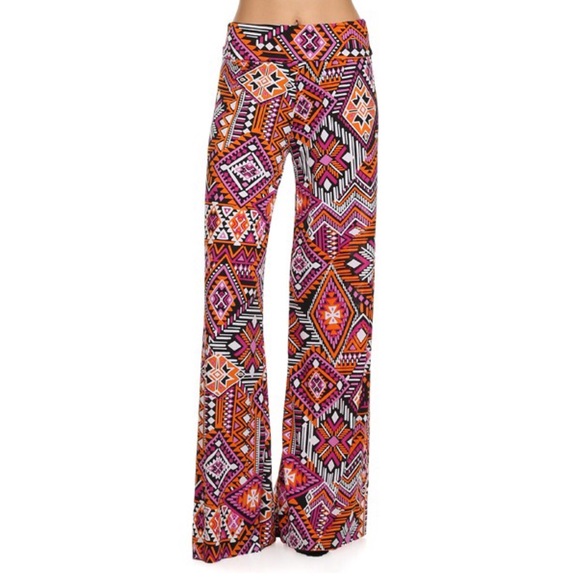 💠💠The FRANKIE tribal palazzo pant - PINK - Picture 2 of 4