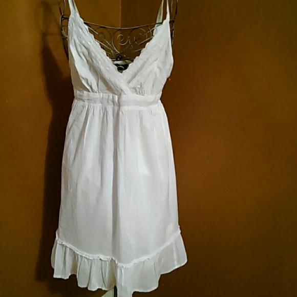 Adorable white summer dress