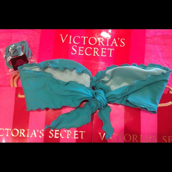 VS Swimsuit Top in Teal - Picture 4 of 4