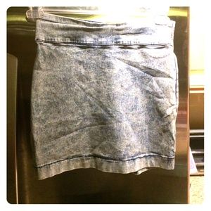 Urban outfitters acid wash mini skirt