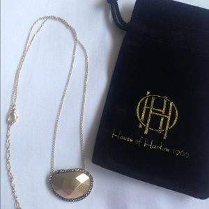 House of Harlow Sahara Sand Pendant Necklace NWOT