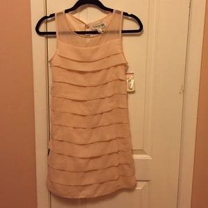 Peach layer dress