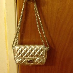 Pink by Victoria's Secret metallic Clutch