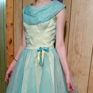 A 50s-60s prom theme dress
