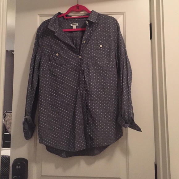 Brand New Polka Dot Button Down