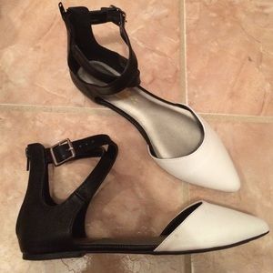 Black and white flats