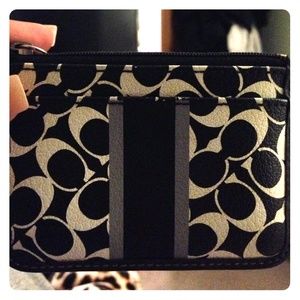 Coach keychain card holder