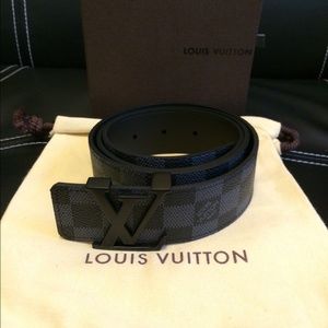 Damier graphite Louis Vuitton belt