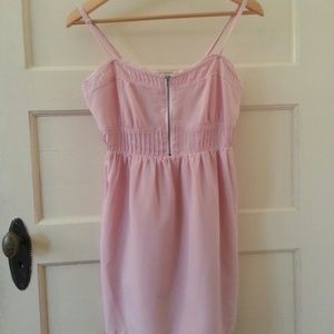 Forever21 pink zipper dress
