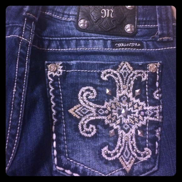 Miss Me size 28 dark bootcut jeans