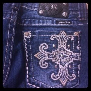 Miss Me size 28 dark bootcut jeans