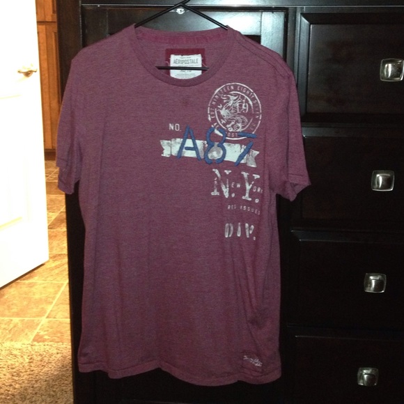 Aeropostale maroon Men's top!  XL