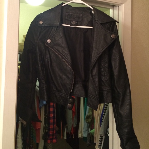 Black Pleather Jacket