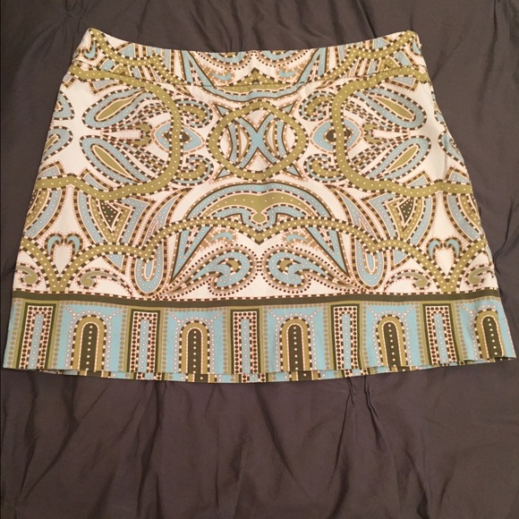 J Crew Paisley Skirt