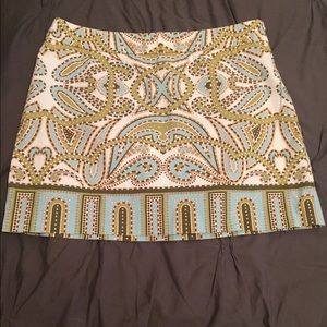 J Crew Paisley Skirt