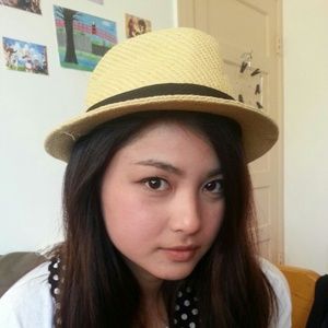 Urban outfitter straw bow fedora hats