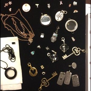 Bundle of Origami Owl pieces