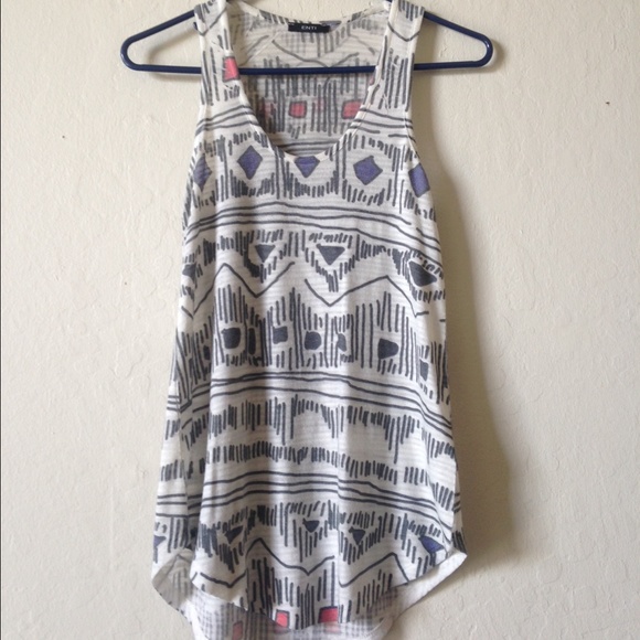 Printed size SM tank top