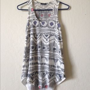 Printed size SM tank top