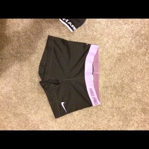 Nike pros purple band