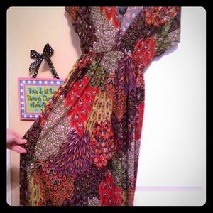 Patterned Maxi Dress