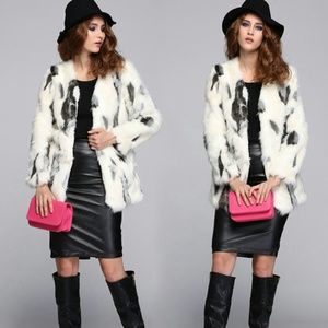 Stunning faux fur coat