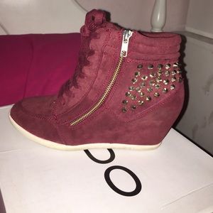 Burgundy Sneakers