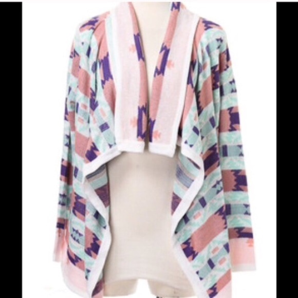 b sharp Sweaters - Aztec Tribal boutique cardigan