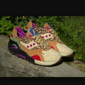 Mens Saucony Bodega Leopard limited edition sz 9