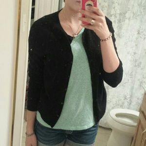 Black 100% cashmere sweater