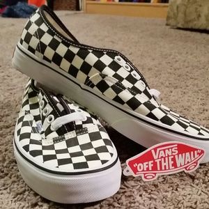 Checkered B&W Vans