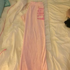 Light pink juicy couture sweats size 12/14