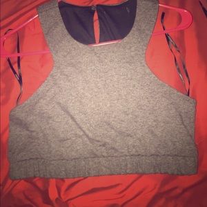 🔥 Grey Crop Top🔥