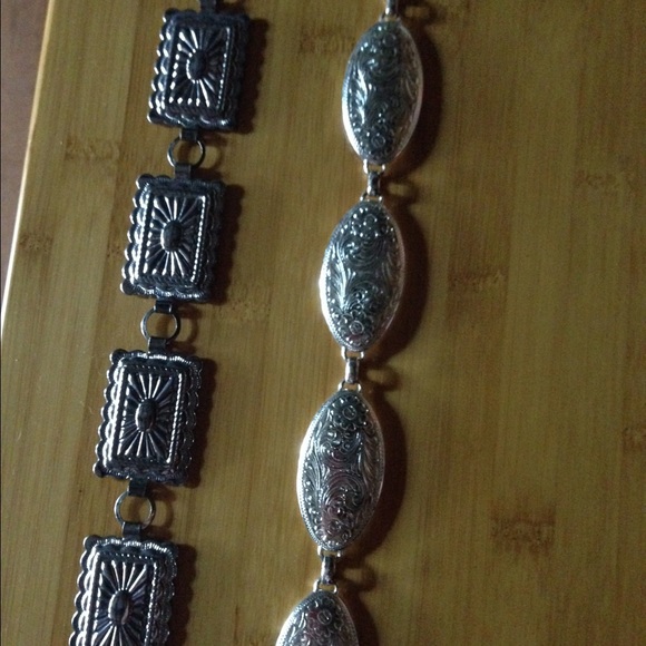 2-Silver  Western belts