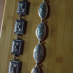 2-Silver  Western belts