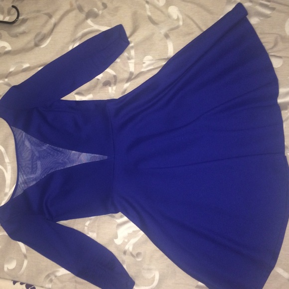 Ponte Gloria-V Skater Dress Backless
