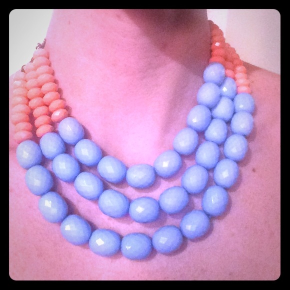 Beaded layered necklace