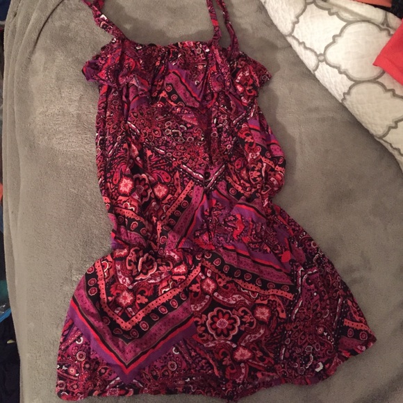 Colorful short romper